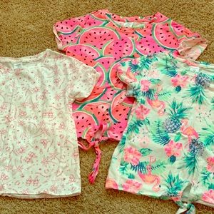 Arizona Jean Co Girl Small 7/8 Bright Tops Bundle